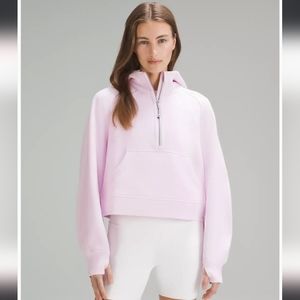 Lululemon Scuba Oversized Half-Zip Hoodie - Pink - Size XS/S